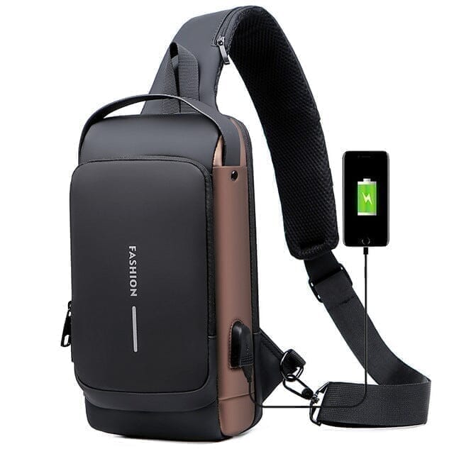 Mochila Antifurto com Senha USB Slim Bag